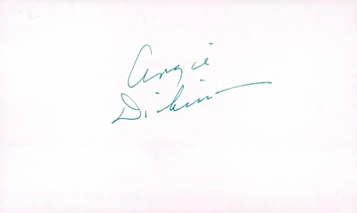 Angie Dickinson autograph
