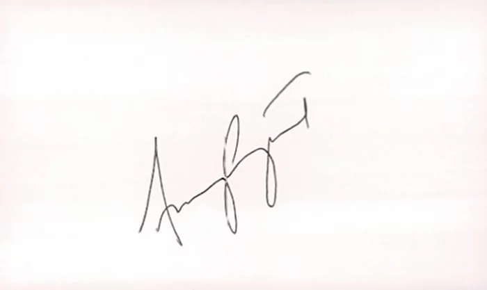 Amy Grant autograph