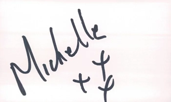 Michelle Marsh autograph