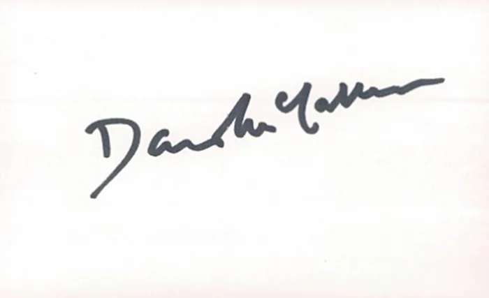 David McCallum autograph
