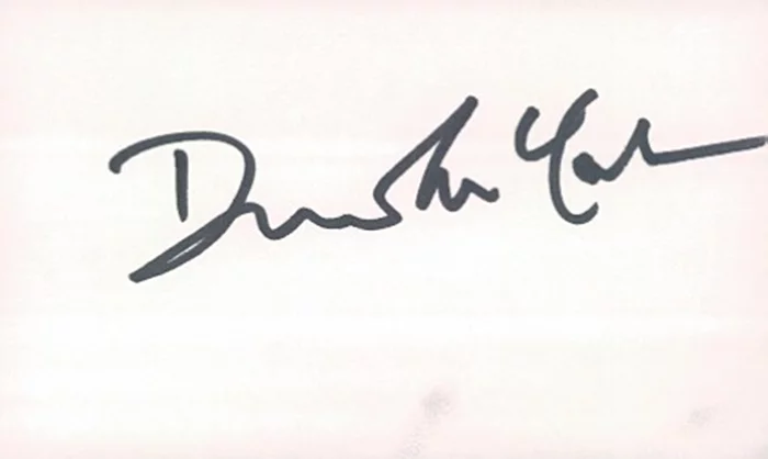 David McCallum autograph