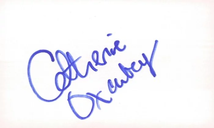 Catherine Oxenberg autograph