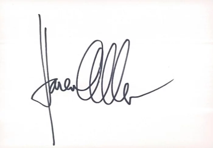 Karen Allen autograph