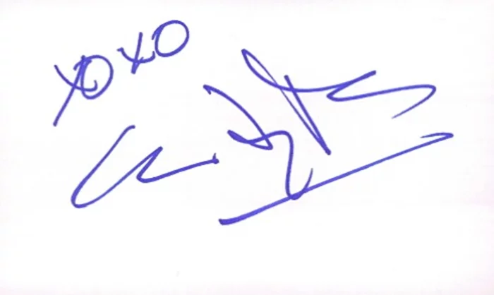 Cindy Taylor autograph