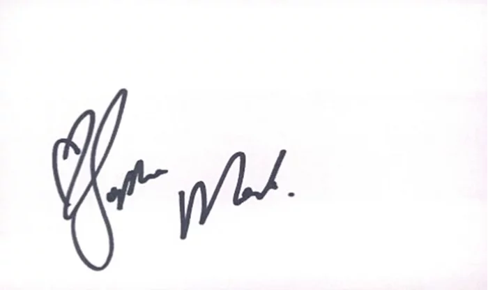 Sophie Monk autograph