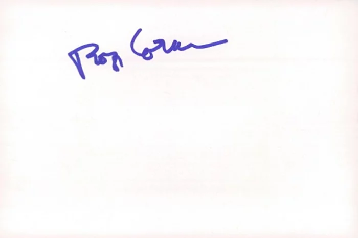 Roger Corman autograph