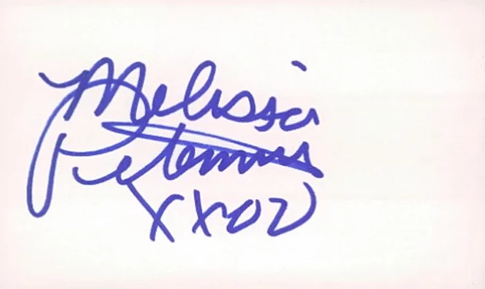 Melissa Peterman autograph