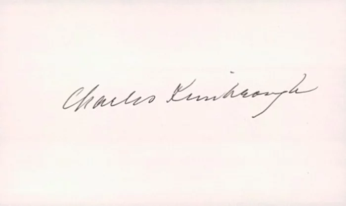 Charles Kimbrough autograph