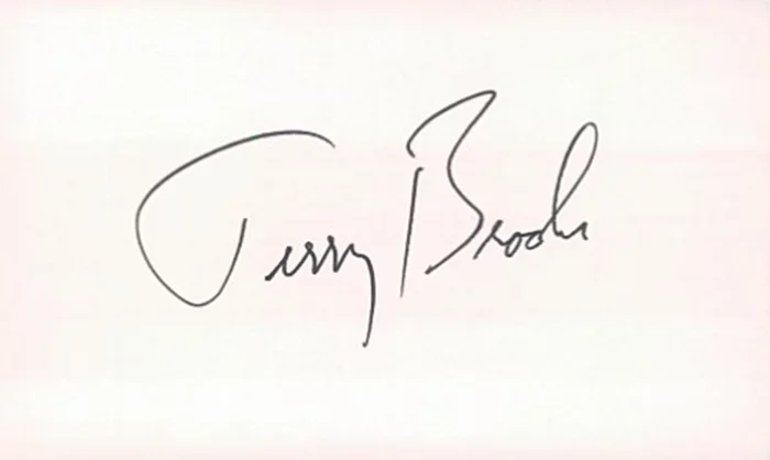 Terry Brooks autograph