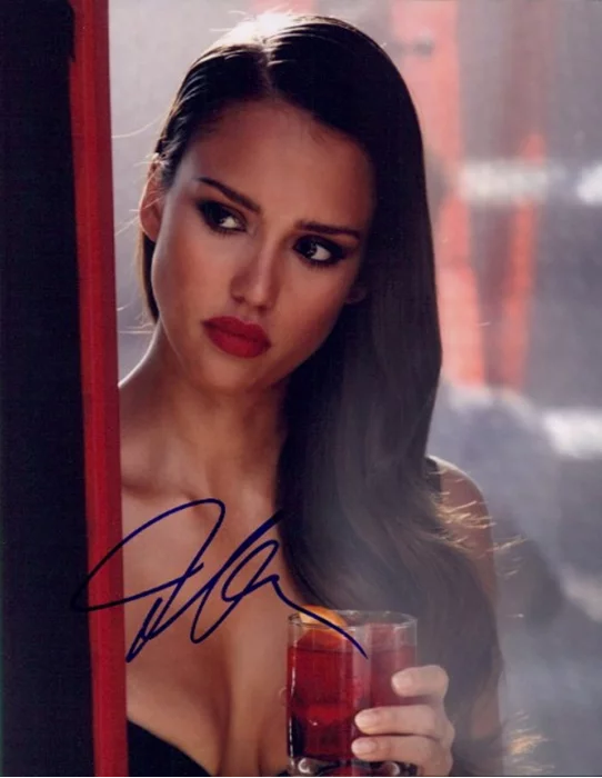Jessica Alba autograph