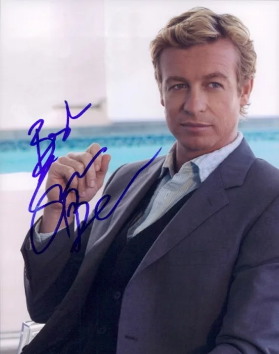 Simon Baker autograph