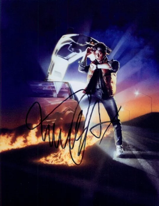 Michael J. Fox autograph