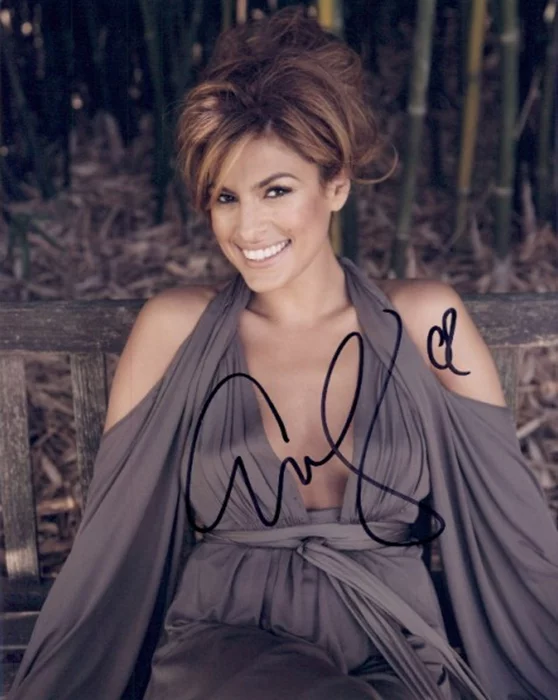 Eva Mendes autograph
