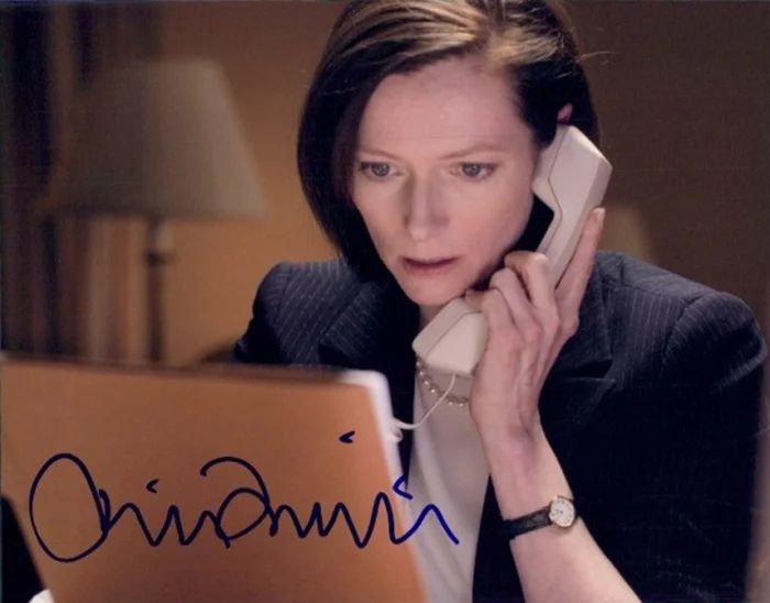 Tilda Swinton autograph