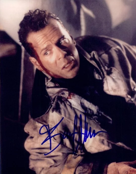 Bruce Willis autograph