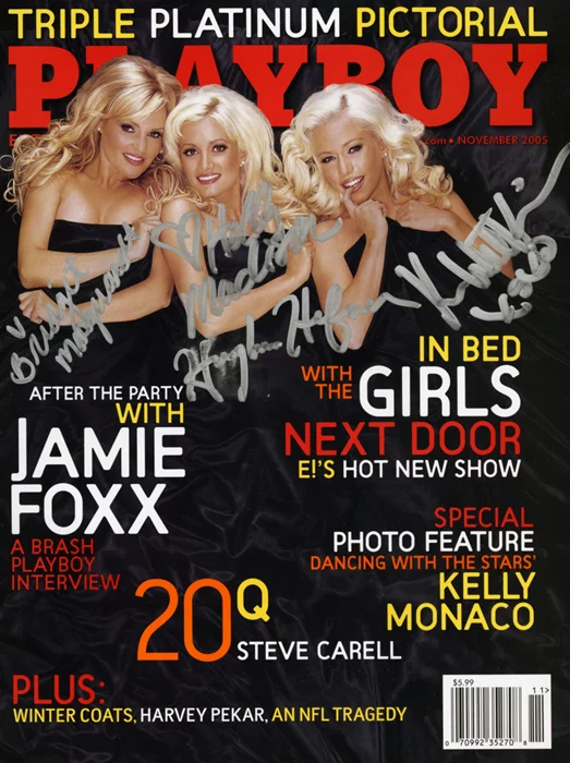 Playboy Magazine autograph