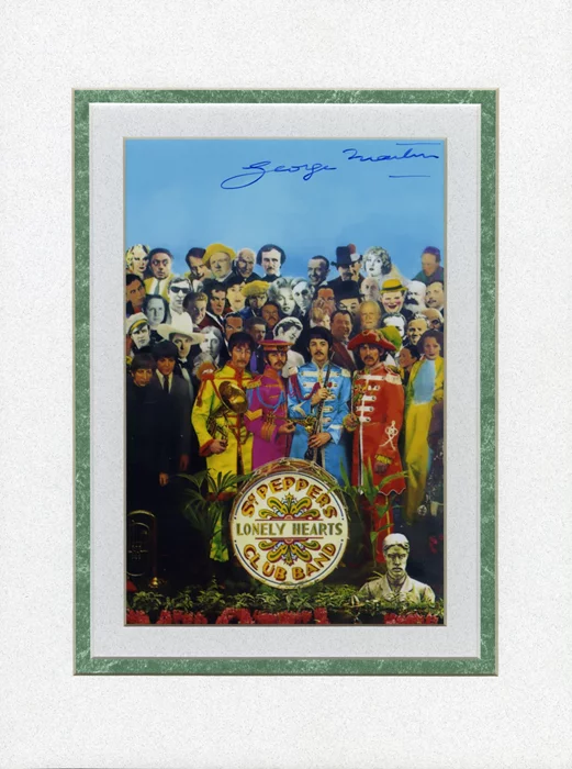 George Martin autograph
