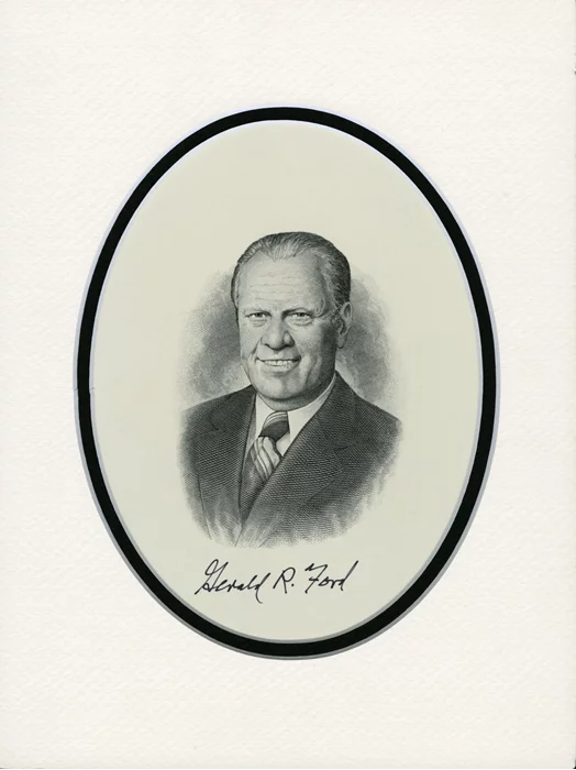Gerald Ford autograph