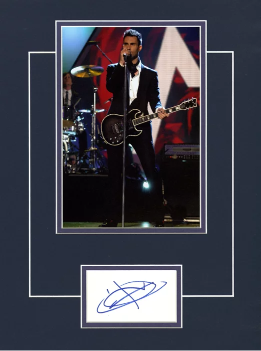 Adam Levine autograph