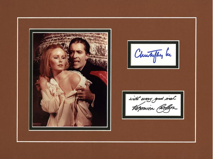 Dracula Has Risen From The Grave autograph
