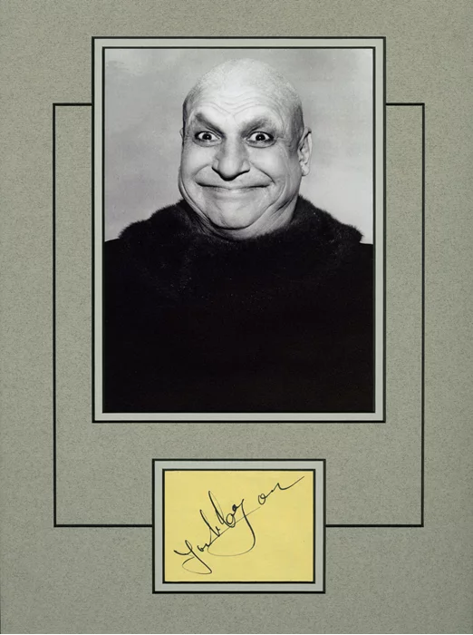 Jackie Coogan autograph