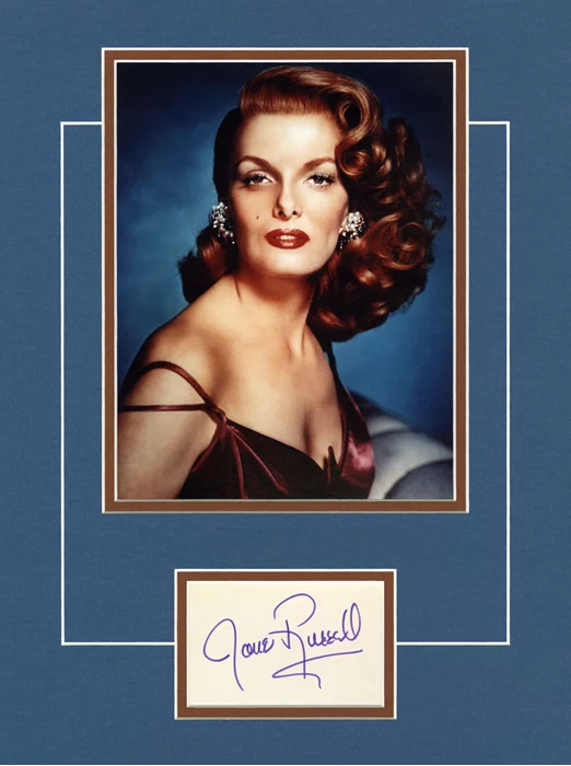 Jane Russell autograph
