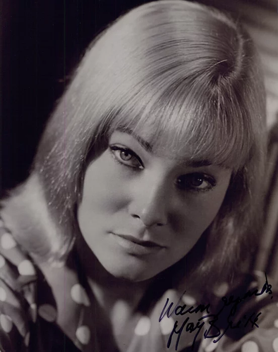 May Britt autograph