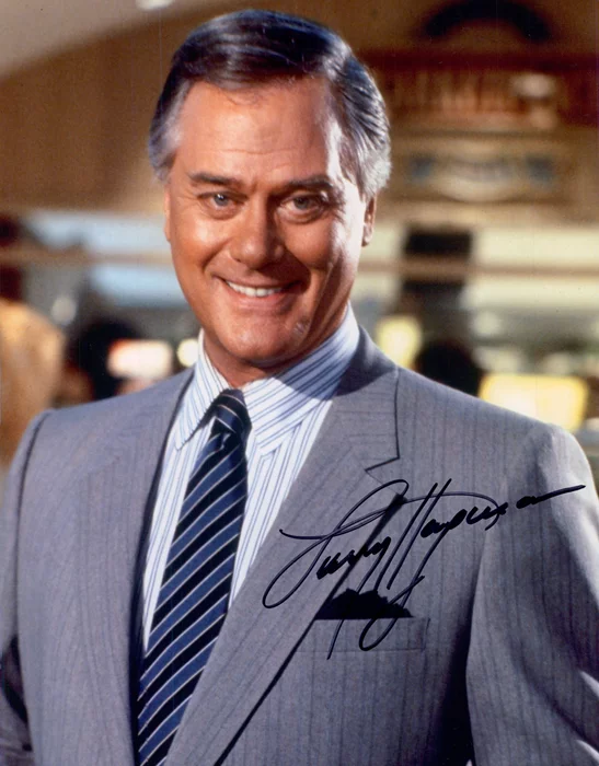 Larry Hagman autograph