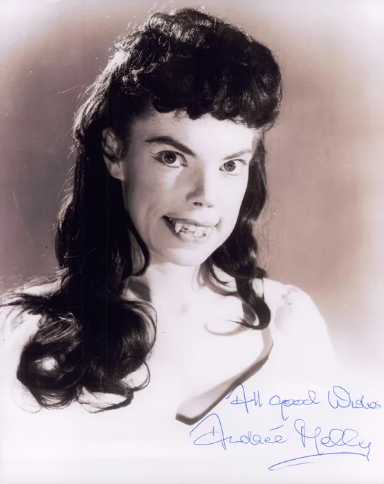 Andree Melly autograph