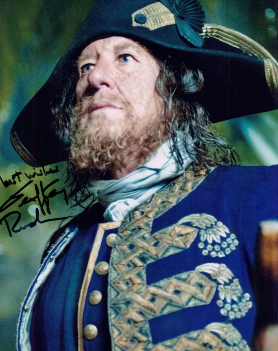 Geoffrey Rush autograph