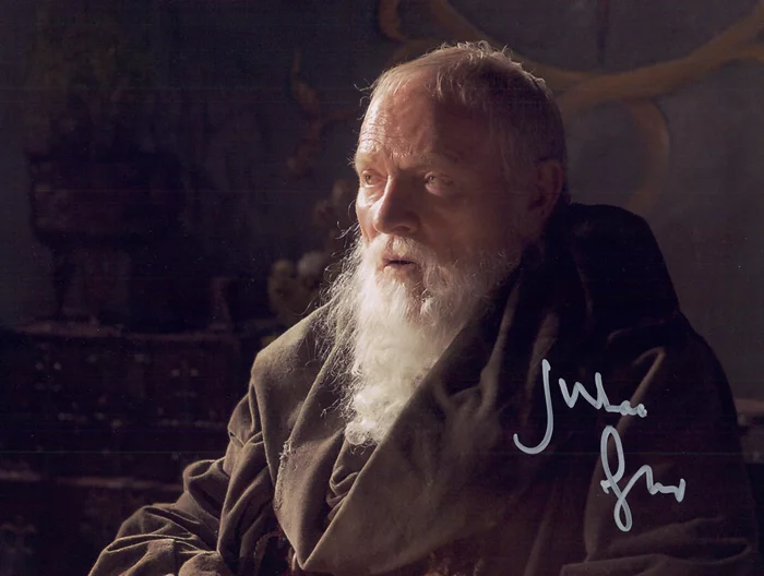 Julian Glover autograph