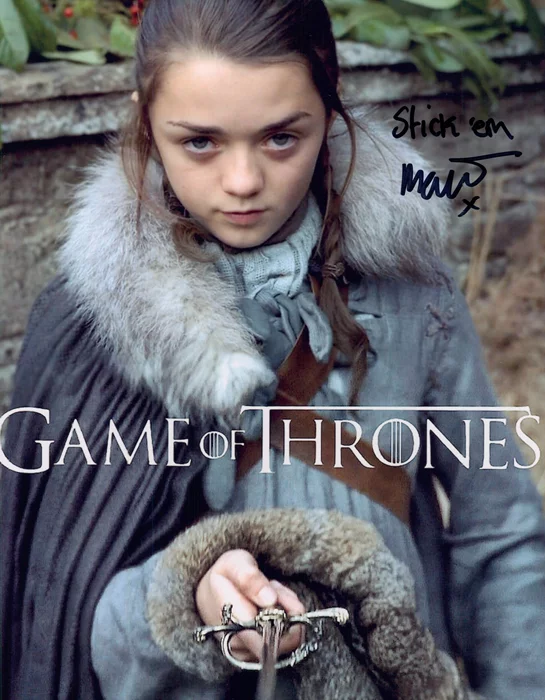 Maisie Williams autograph