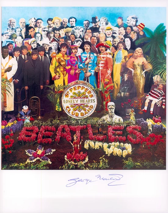 George Martin autograph