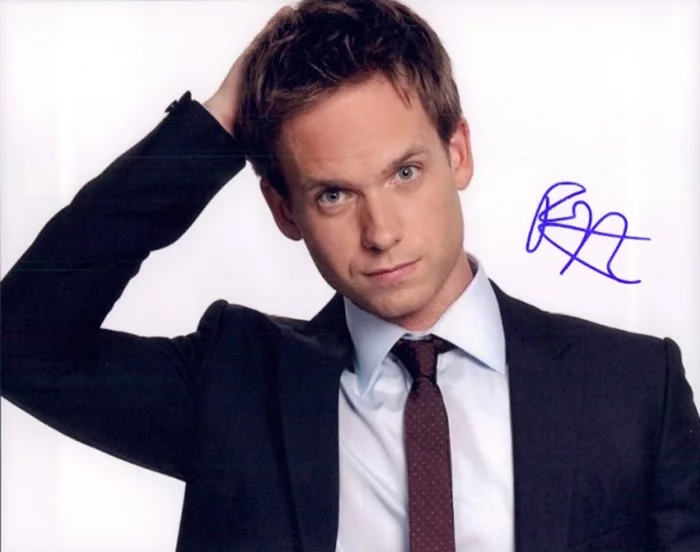 Patrick J. Adams autograph