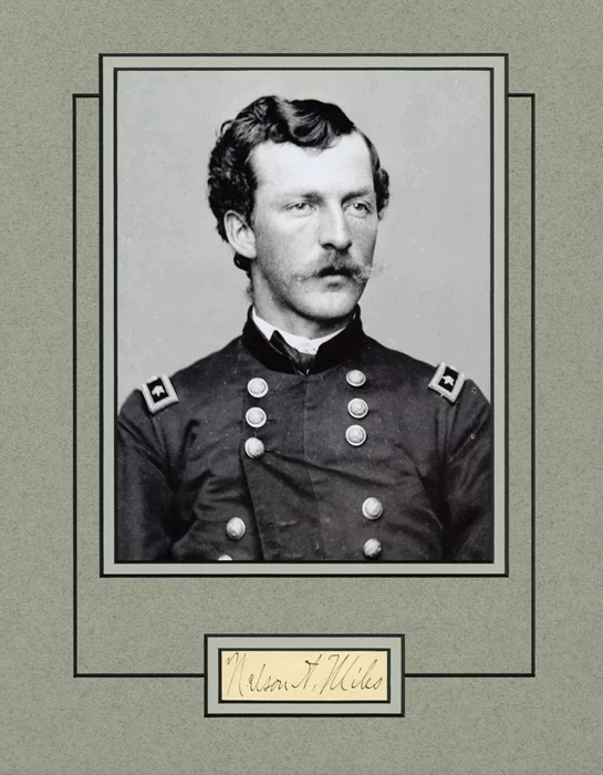 Nelson A. Miles autograph