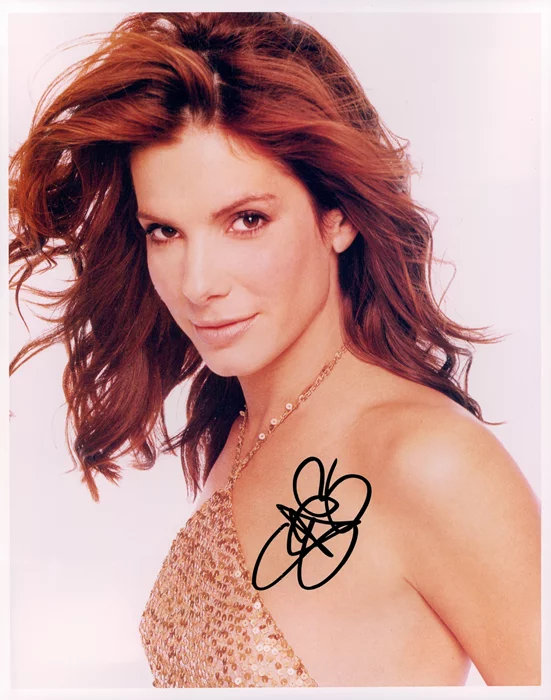 Sandra Bullock autograph