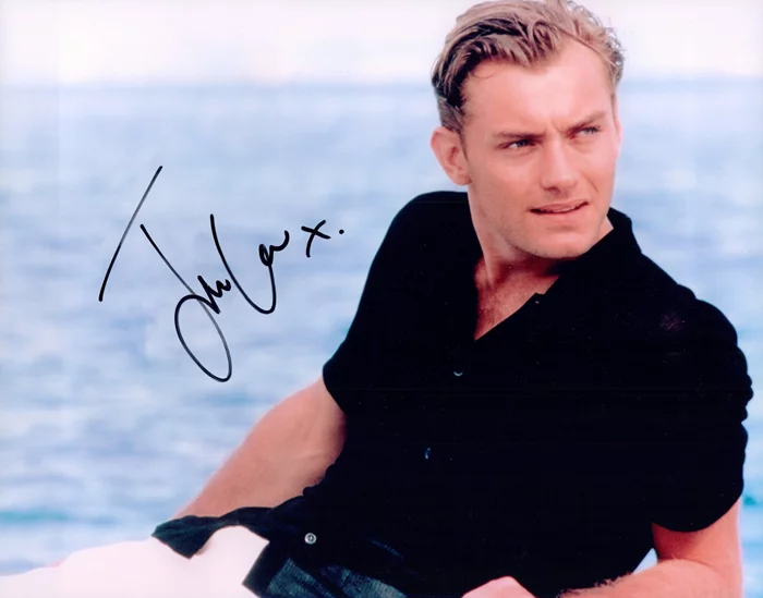 Jude Law autograph