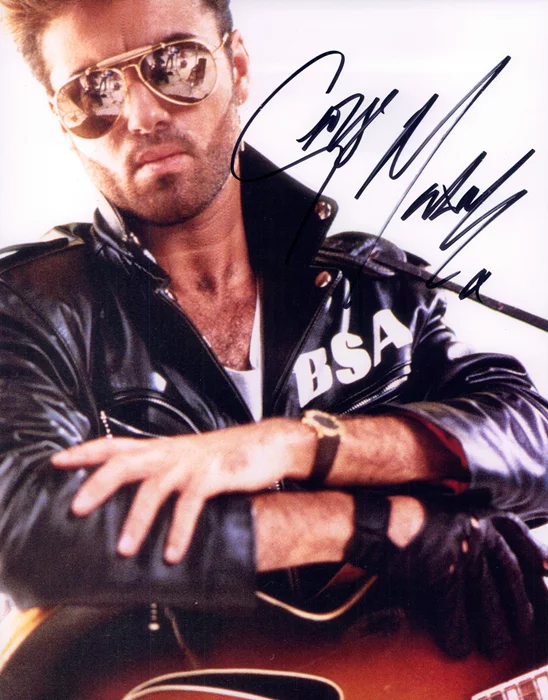 George Michael autograph
