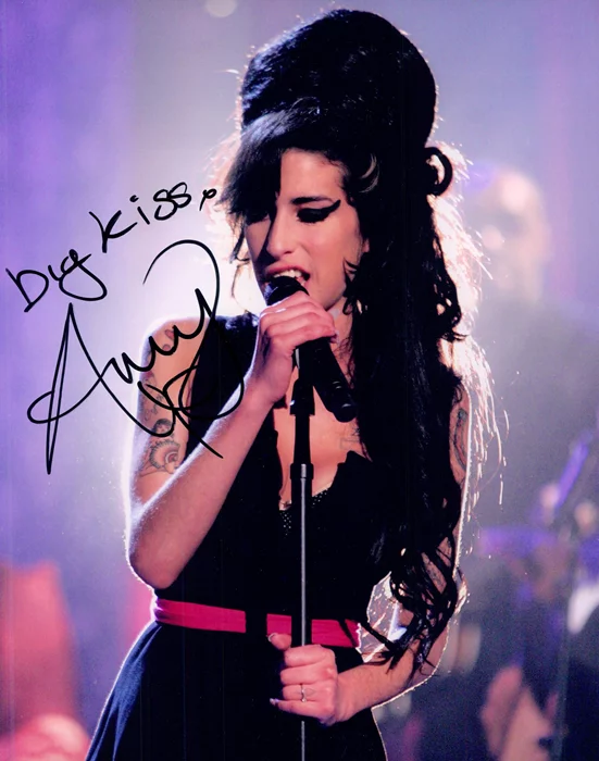 Amy Winehouse autograph