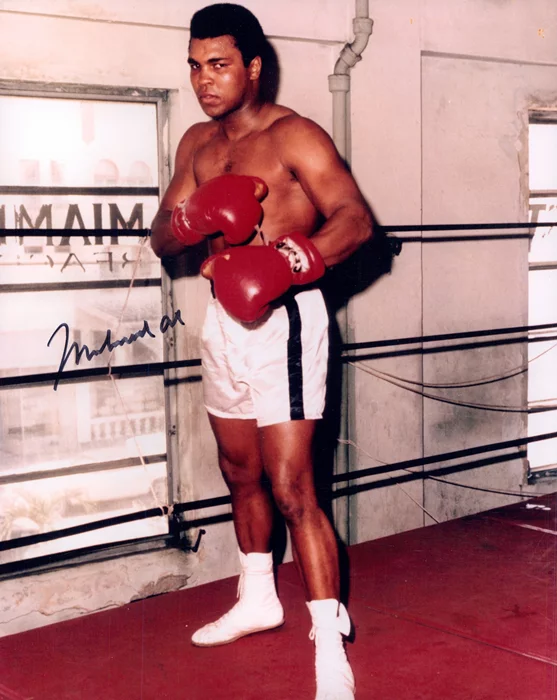Muhammad Ali autograph