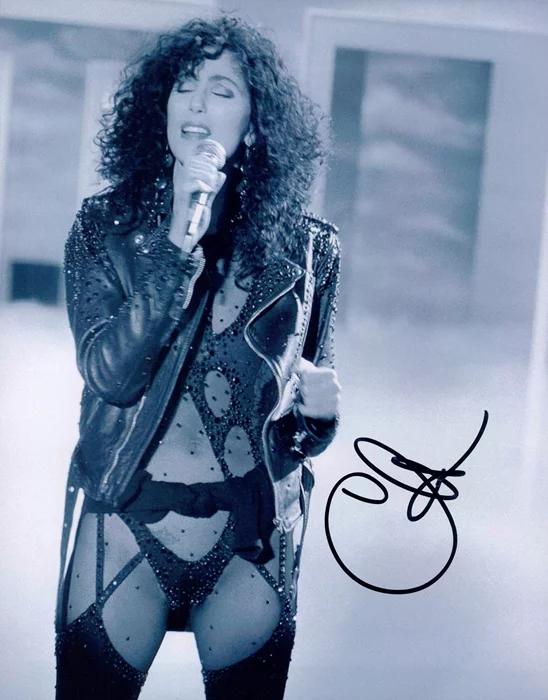 Cher autograph
