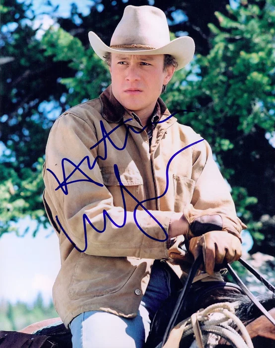 Heath Ledger autograph
