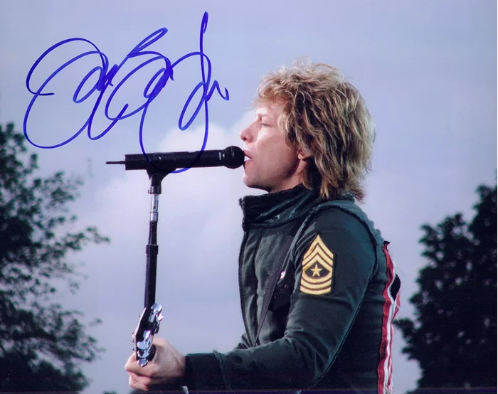 Jon Bon Jovi autograph