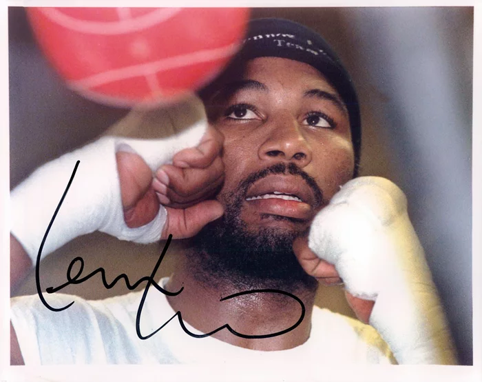 Lennox Lewis autograph