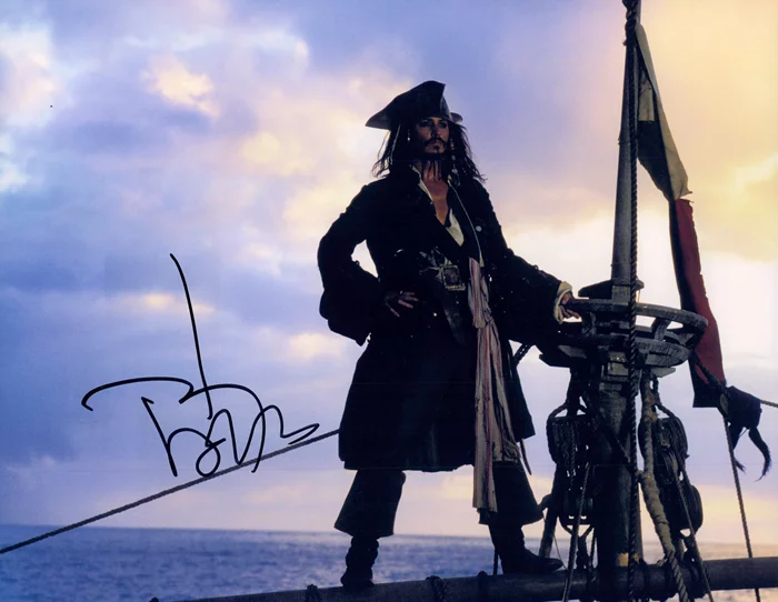 Johnny Depp autograph