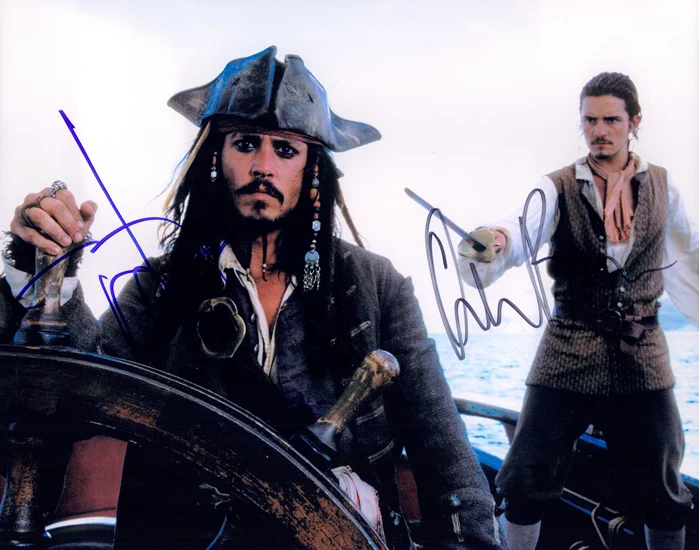 Pirates of The Caribbean autograph