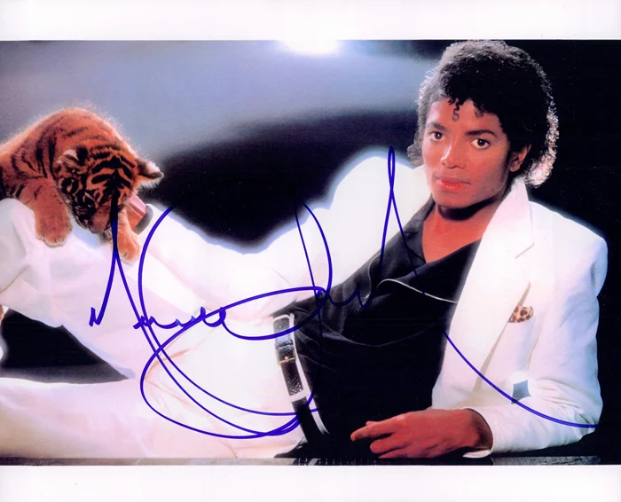 Michael Jackson autograph
