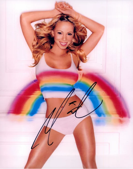 Mariah Carey autograph