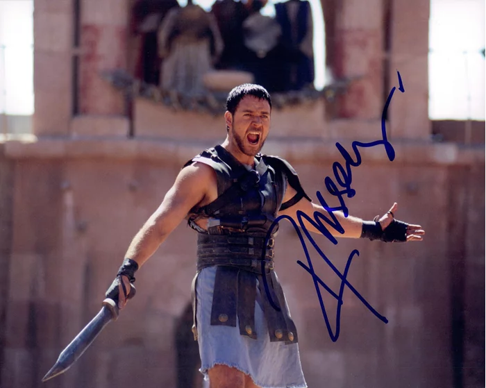 Russell Crowe autograph