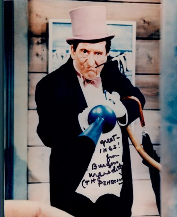 Burgess Meredith autograph